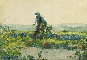 農夫の少年になるために 作： Winslow Homer