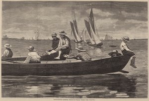 グロスター・ハーバー、1873年発行。 作： Winslow Homer