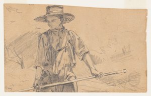 干し草作り 作： Winslow Homer