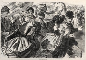 戦争からの家、1863年。 作： Winslow Homer