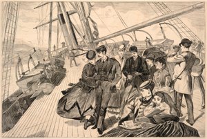 ホームワード・バウンド（1867年12月21日付『ハーパーズ・ウィークリー』誌より 作： ウィンスロー・ホーマー