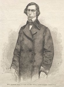ほん。チャールズヘイル、下院議長、マサチューセッツ州議会、1859年。 作： Winslow Homer