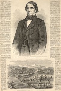 イリノイ州のエリフ・B・ウォッシュバーン閣下、商務委員会委員長、1860年3月17日付『ハーパーズ・ウィークリー』より 作： ウィンスロー・ホーマー
