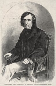 ほん。ロジャーB.タネイ、アメリカ合衆国最高裁、1860年。 作： Winslow Homer