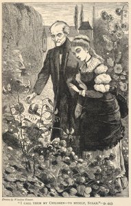 ギャラクシー』1869年10月号より "I Call Them My Children--to Myself, Susan. 作： Winslow Homer