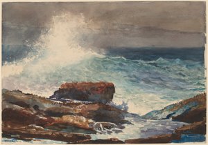 メイン州スカボロー、インカミング・タイド 作： Winslow Homer