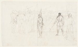 バージニア州リーズミルズ、シックルズ連隊歩兵ライフル演習 作： Winslow Homer