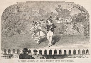 ラプティットアンジェリーナとミスC.トンプソン、1859年ボストン美術館。 作： Winslow Homer