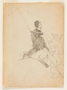 馬に乗ったランサー 作： Winslow Homer