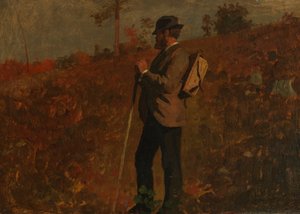 ナップサックを持った男」1873年10月10日 作： Winslow Homer