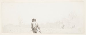 鎌を持つ男 作： Winslow Homer