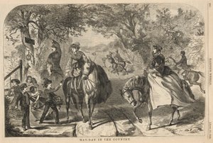 田舎のメーデー、ハーパーより 作： Winslow Homer