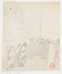 男性と女性が海を眺める, Cullercoats, イングランド 作： Winslow Homer