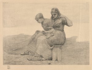 ネットの修復。 作： Winslow Homer