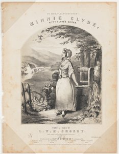 ミニー・クライド [5ページのソングシート、 完了] 作： Winslow Homer