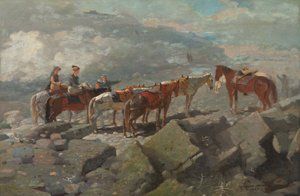 マウント・ワシントン、1869年 作： Winslow Homer