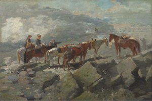 ワシントン山、1869年 作： Winslow Homer