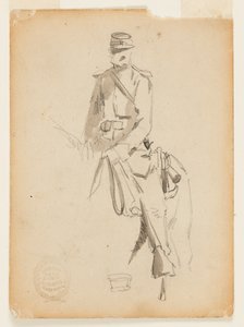 騎兵将校 作： Winslow Homer