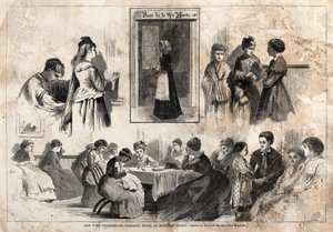 ニューヨークチャリティー-セントバーナバスハウス、304マルベリーストリート、1874年。 作： Winslow Homer