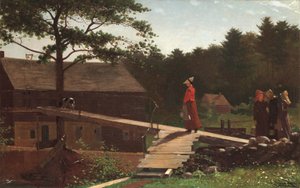 オールドミル（朝の鐘）、1871 作： Winslow Homer