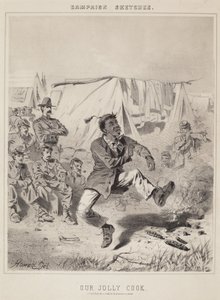 ジョリー クック キャンペーンのスケッチ。 作： Winslow Homer