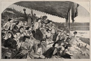 私たちの水場 - サラトガの競馬 作： Winslow Homer