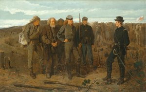 正面からの囚人、1866年。 作： Winslow Homer