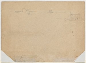 ルーフライン [裏面] 作： Winslow Homer