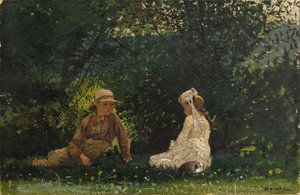 ホートンファームの風景（1878年 作： Winslow Homer