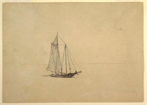 ディンギーとスクーナー 作： Winslow Homer