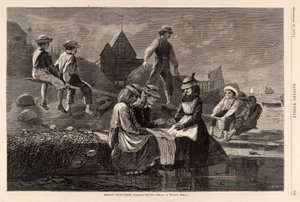 シーソー--マサチューセッツ州グロスター（『ハーパーズ・ウィークリー』1874年9月12日号より 作： Winslow Homer
