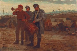 Sounding Reveille、1865 作： Winslow Homer