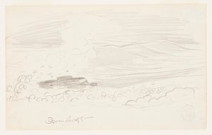 「Spoondrift」、重い海、プラウトの首 作： Winslow Homer