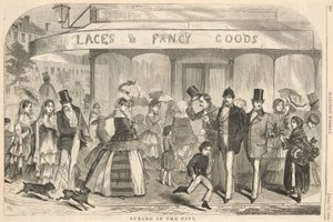都市の春、ハーパーより 作： Winslow Homer