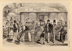 都会の春（1858年4月17日付『ハーパーズ・ウィークリー』誌より