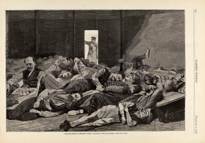 駅舎の下宿人（1874年2月7日付『ハーパーズ・ウィークリー』誌より
