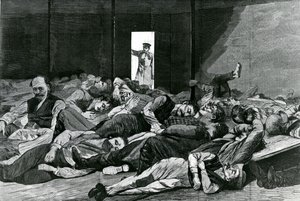 ステーションハウスロッジャー、「ハーパーズウィークリー」、1874年に出版