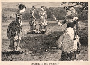 田舎の夏（1869年7月10日付『アプレトンズ・ジャーナル・オブ・ライティング、サイエンス、アート』より 作： Winslow Homer