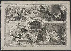 感謝祭の日、1860年-社会の2つの偉大な階級、1860年。 作： Winslow Homer