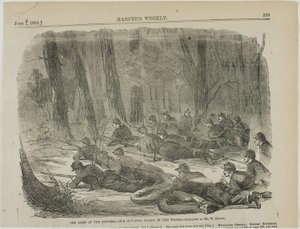 ポトマック陸軍-森の中の別働隊 作： Winslow Homer