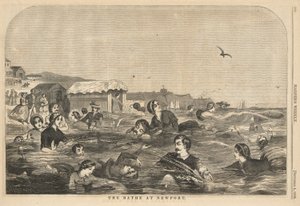 『ハーパー』より「ニューポートの沐浴」 作： Winslow Homer