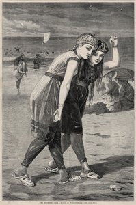海水浴客、1873年。 作： Winslow Homer