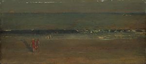 海岸、午後遅く、1870-72年 . 作： Winslow Homer