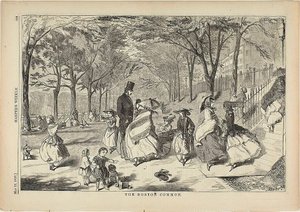 ボストン・コモン 作： Winslow Homer