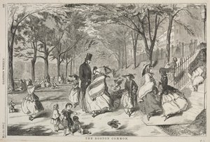 ボストンコモン、1858年。