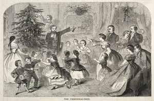 1858年のクリスマスツリー。
