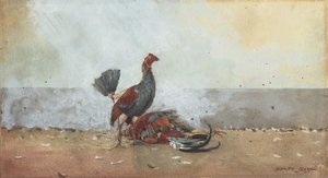 闘鶏 作： Winslow Homer