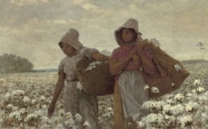 コットンピッカー、1876 作： Winslow Homer