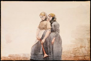 霧の角、1883 作： Winslow Homer