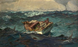 湾岸ストリーム、1899年。 作： Winslow Homer